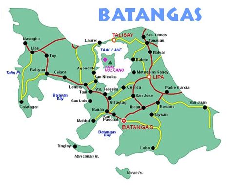 batangas city philippines map